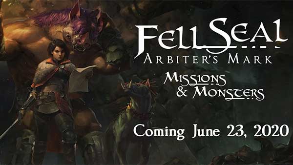 Fell Seal: Arbiter’s Mark “Missions and Monsters” expansion hits Xbox One, PS4, Switch and PC on June 23